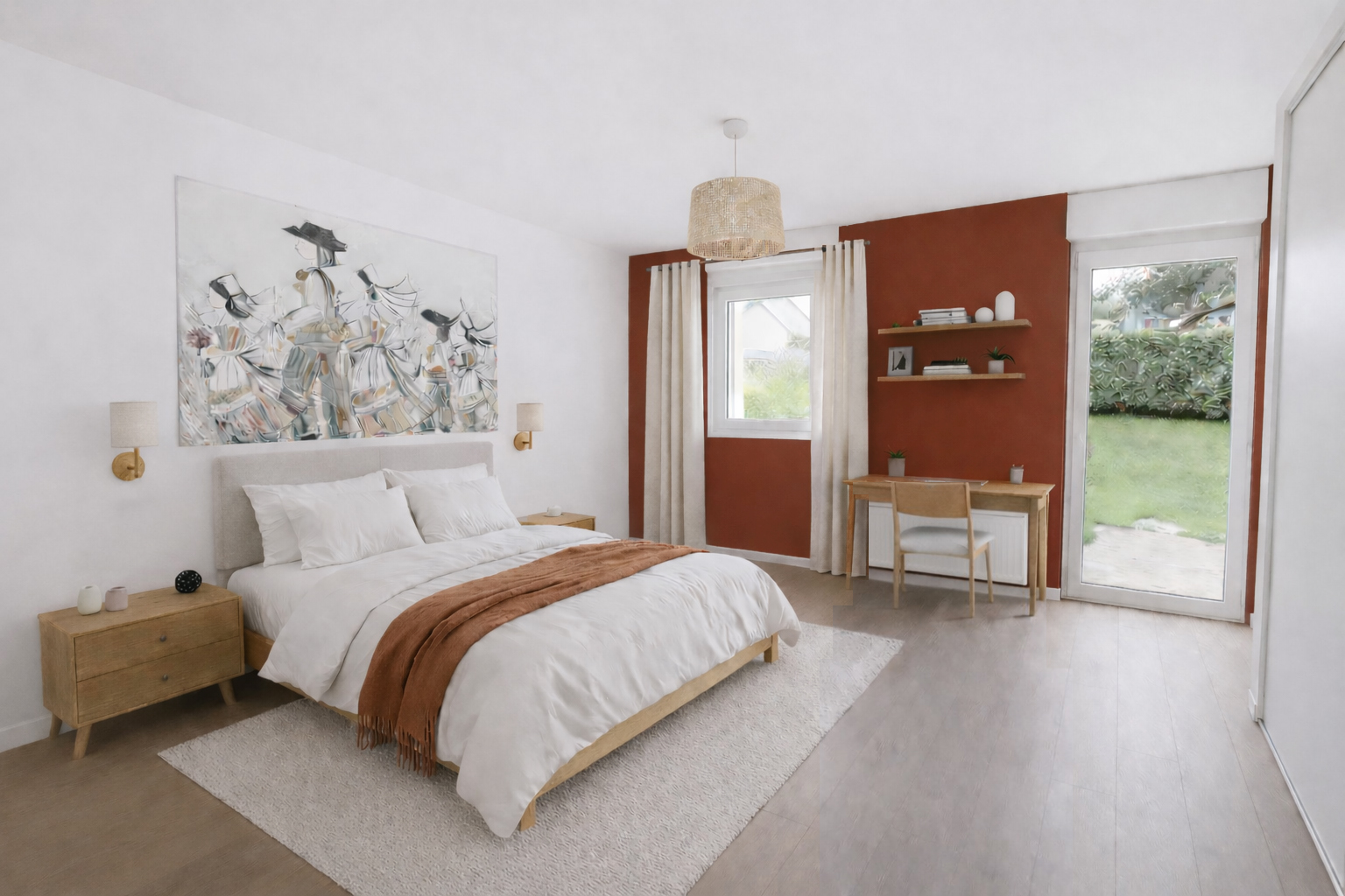 Transformation d’un garage en suite parentale accessible de plain-pied — 38 m² · 2025 · réalisation TCE Renovation